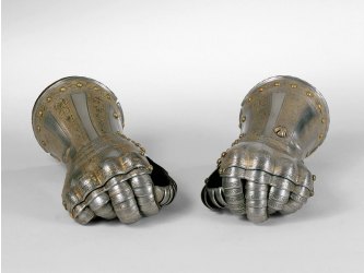Ein Paar Handschuhe zur Königsgarnitur, Kaiser Maximilian II, 1548-1550