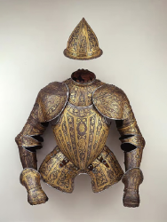 Half-armour and Morion Wolf Dietrich von Raitenau, ca 1587, Pompeo della Chiesa