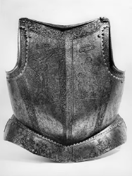 Schwere Harnischbrust mit geschobenen Armausschnitten, wahrscheinlich Herzog Albrecht V, um 1560, Stefan Rormoser
