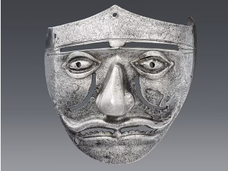 Schreckmasken-Visier, um 1520, Hans Seusenhofer
