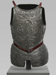 Plastron et dossière de cuirasse à braconnière, 1500-1600, Giovanni Paolo Negroli