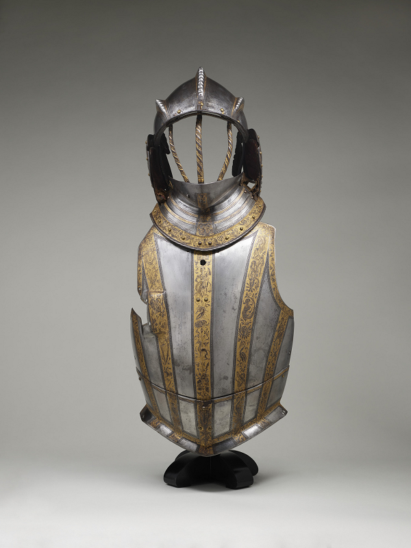 Бургиньот и усиленная полевая кираса Максимилиана II, 1549-1550г.